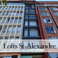 Condos for sale at Les Lofts St Alexandre 1200 St Alexandre in Downtown Montreal