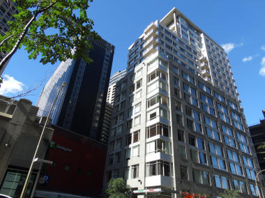 441 President Kennedy condominium building in the heart of Downtown Montreal