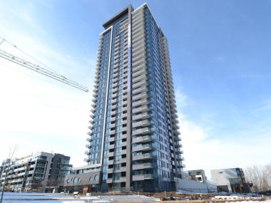 Condo builiding in Nun's Island