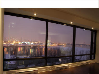 Great Views from Condo building in Nun's Island